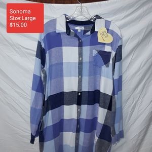 Sonoma button down long Sleeve Shirt